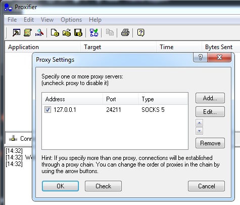proxifier options proxy settings 2