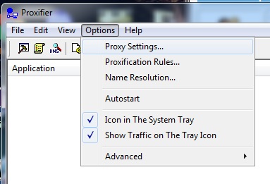 proxifier options proxy settings