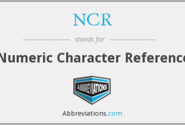 Numeric Character Reference
