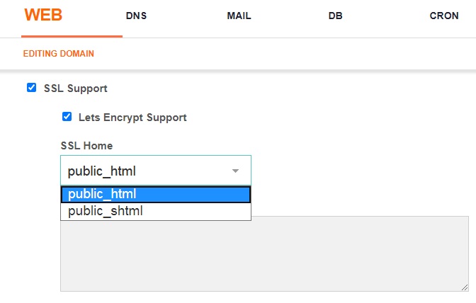 SSL Support and Lets Encrypt Support