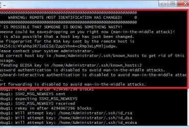 Port forwarding is disabled to avoid man-in-the-middle attacks
