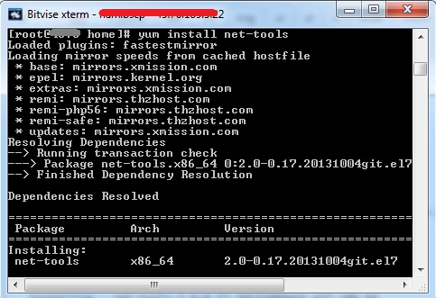 install netstat linux