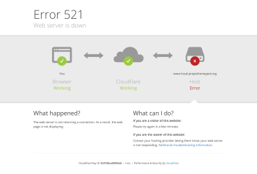 error 521 https cloudflare