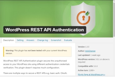 WordPress REST API Authentication
